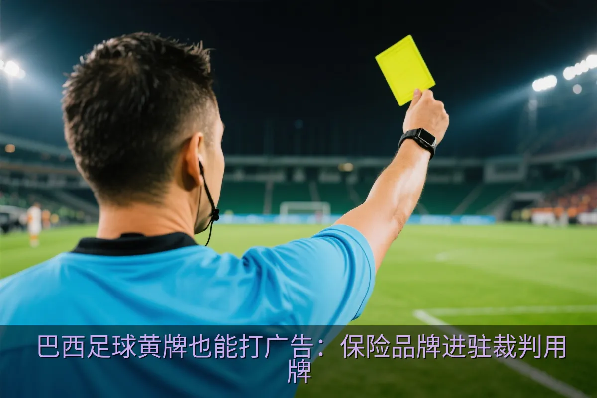 巴西足球黄牌也能打广告：保险品牌进驻裁判用牌